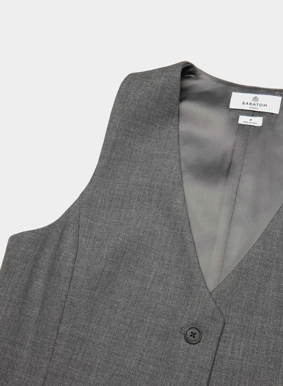 vestă deniro - ressential heather charcoal