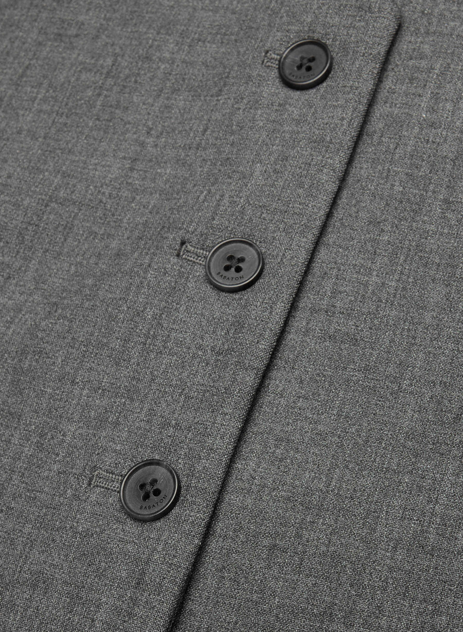 vestă deniro - ressential heather charcoal
