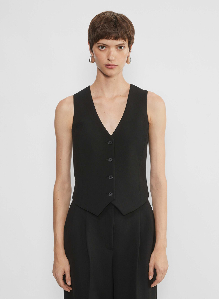 vestă deniro - ressential heather charcoal