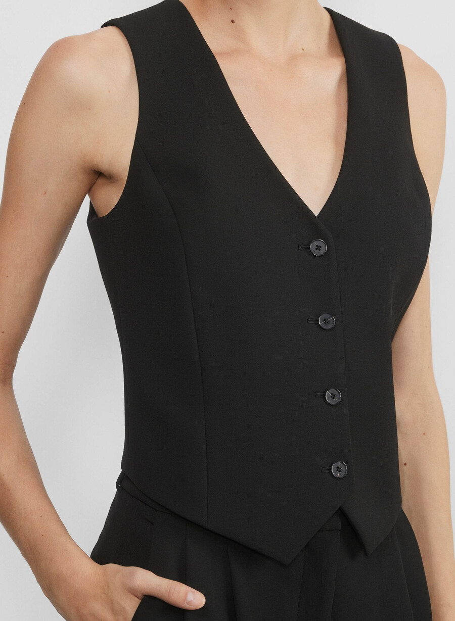 vestă deniro - ressential heather charcoal