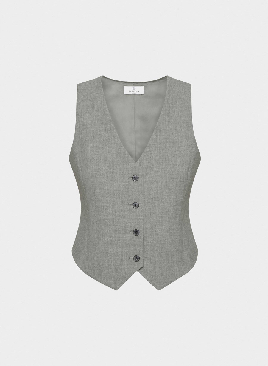 vestă deniro - ressential heather gri Închis