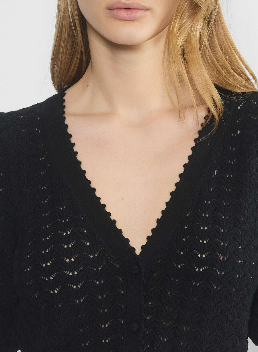 cardigan fika negru