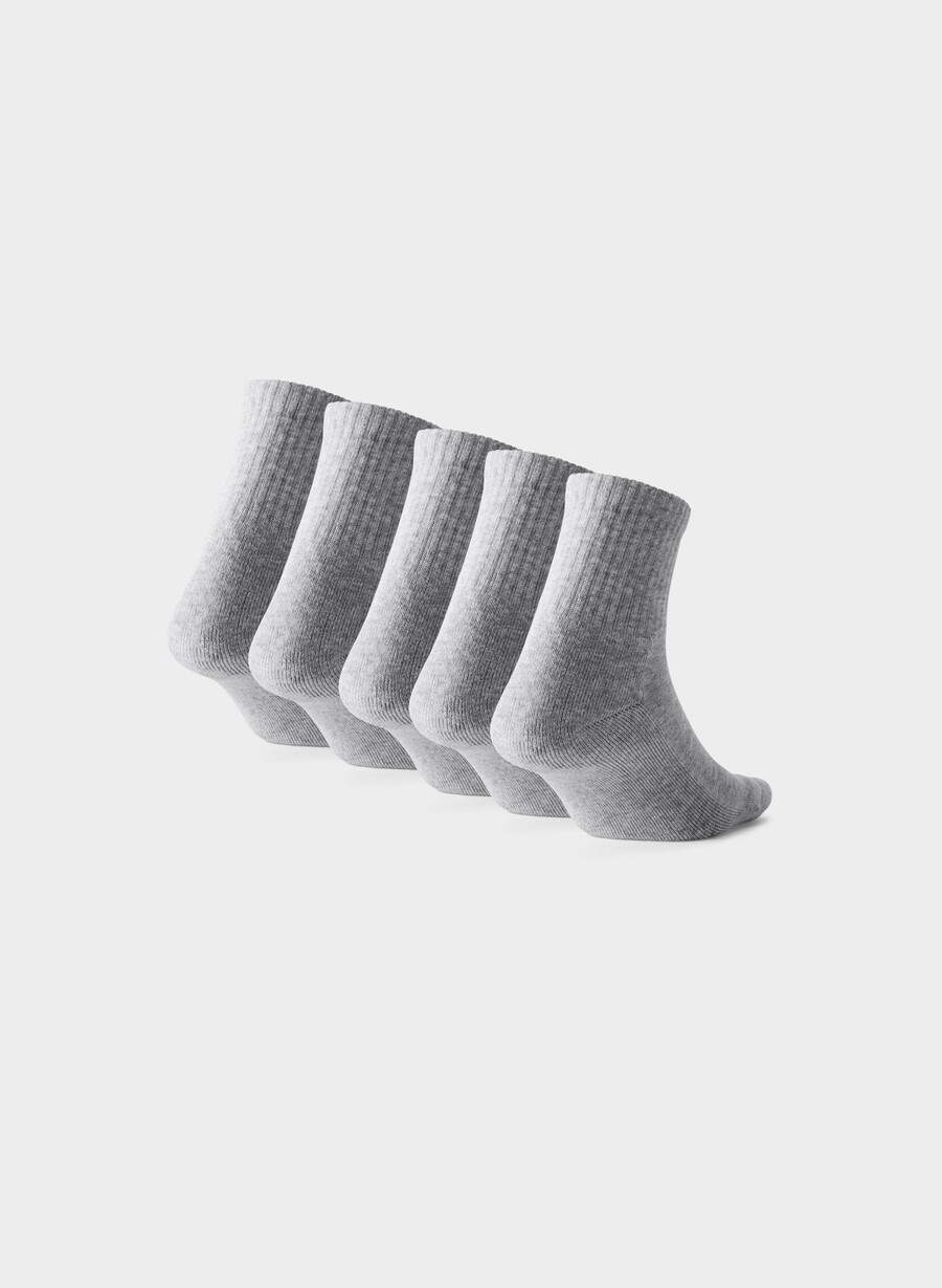 Șosete până la gleznă cele mai bune din lume set de 5 heather chrome