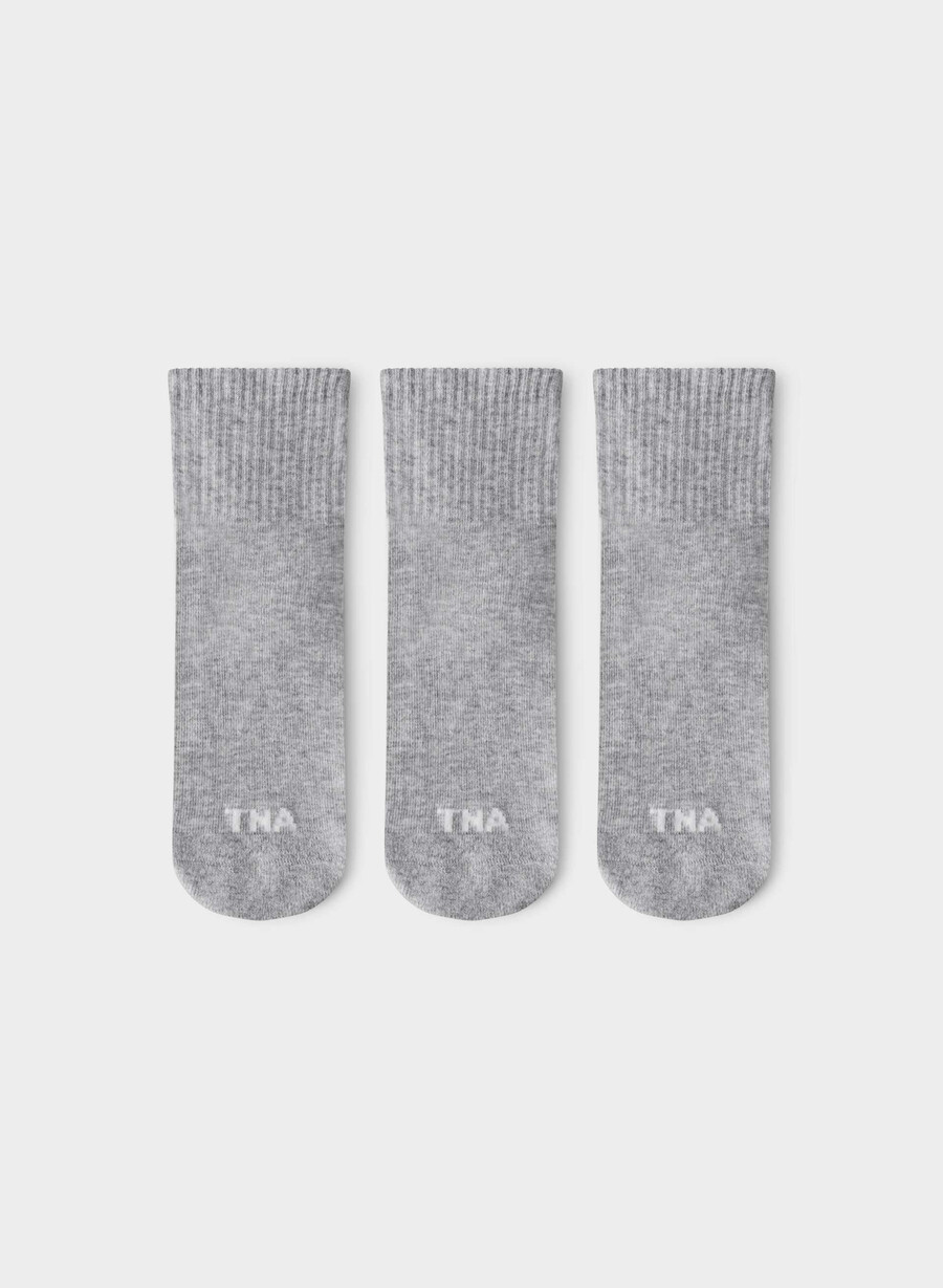 Șosete până la gleznă cele mai bune din lume set de 5 heather chrome