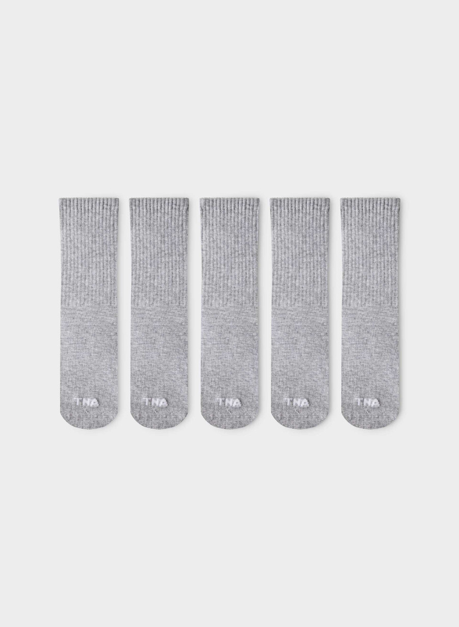 Șosete sport best-ever crew pachet de 5 heather chrome