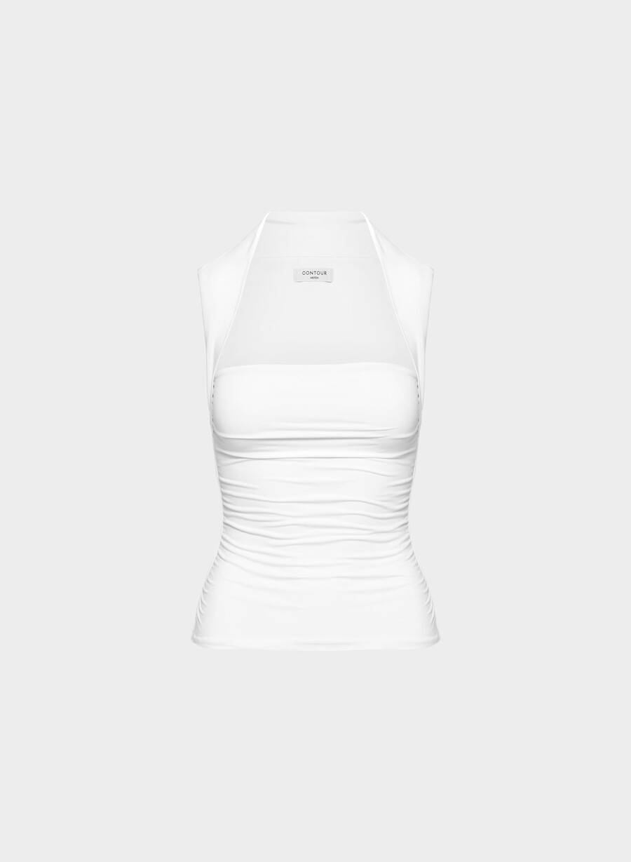 top original contour flourish alb brillant
