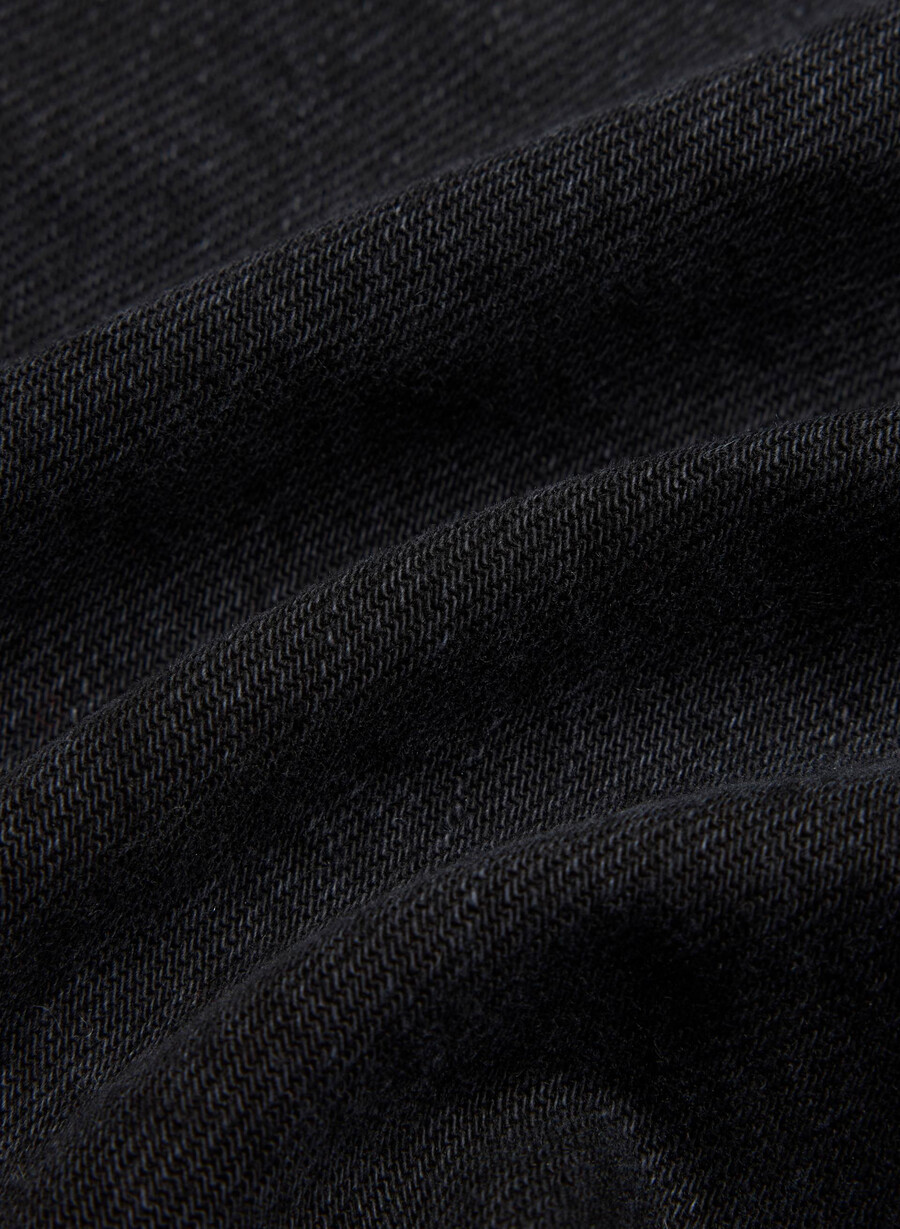 fustă din denim ricci din anii 90 tuș de ochi negru