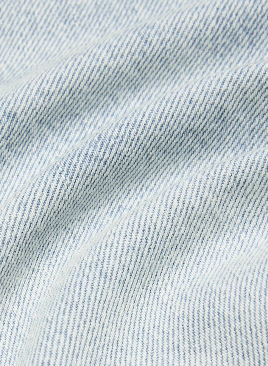 denim forum fustă ricci din denim anii 90 albastru-aprins 15 ani