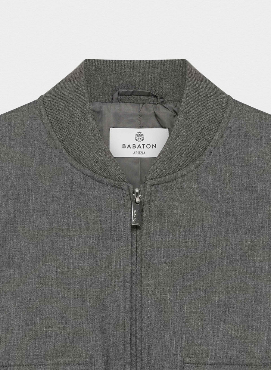 bomber succession - ressential heather charcoal