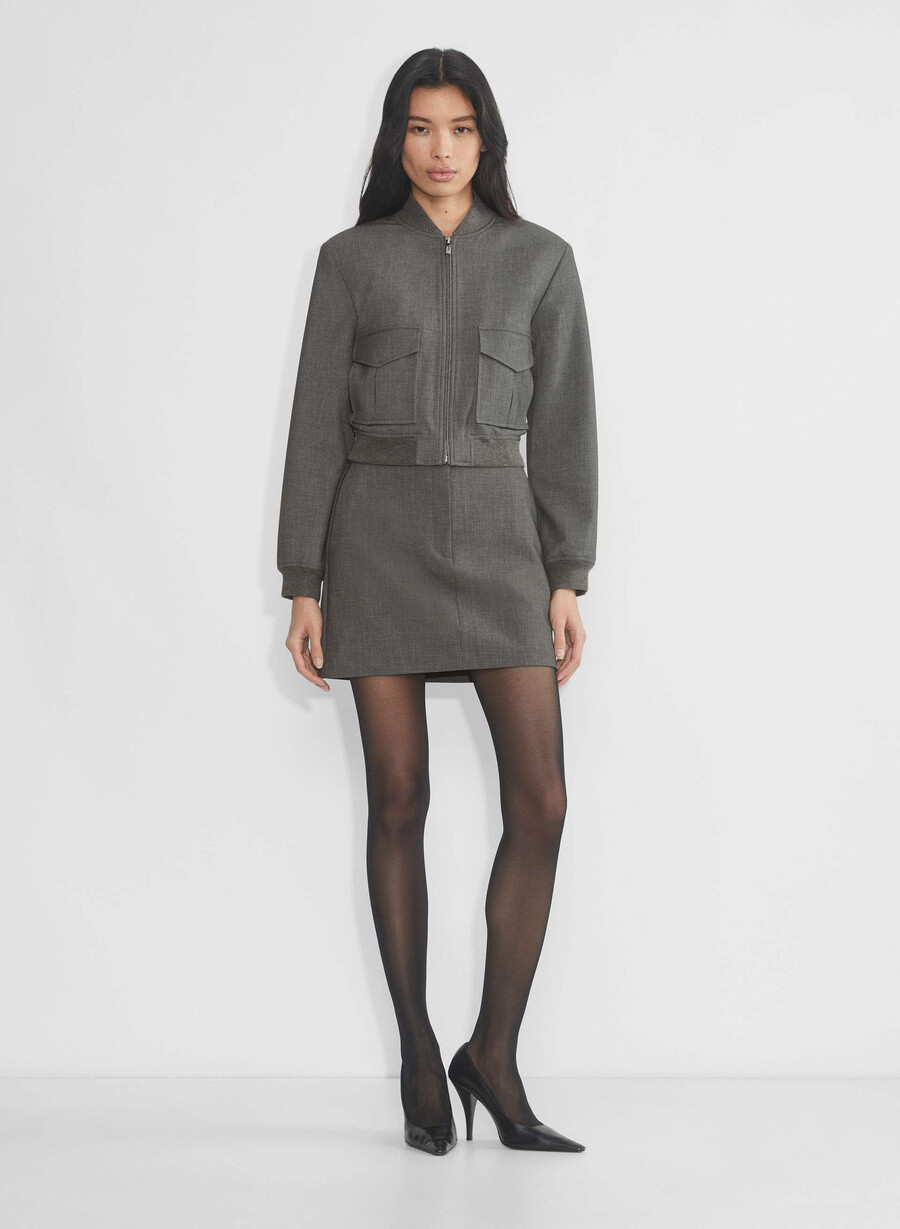 bomber succession - ressential heather charcoal