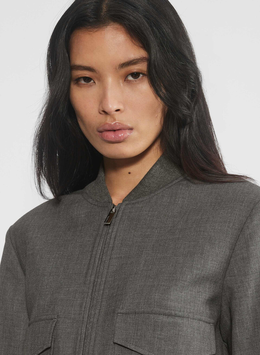 bomber succession - ressential heather charcoal