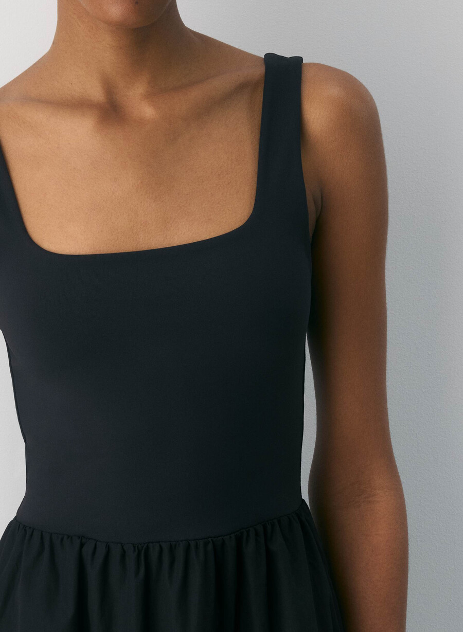 rochie revive poplin negră