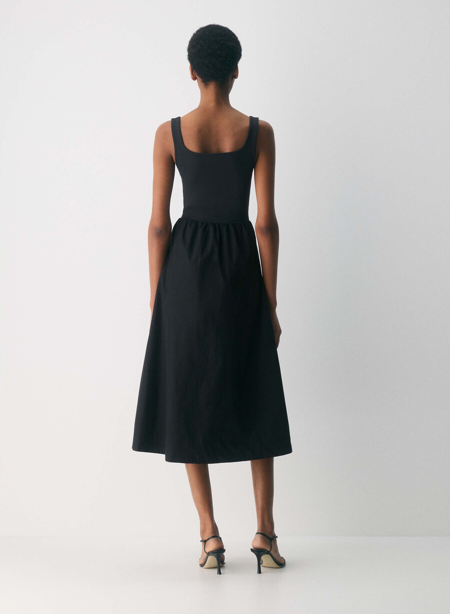 rochie revive poplin negră