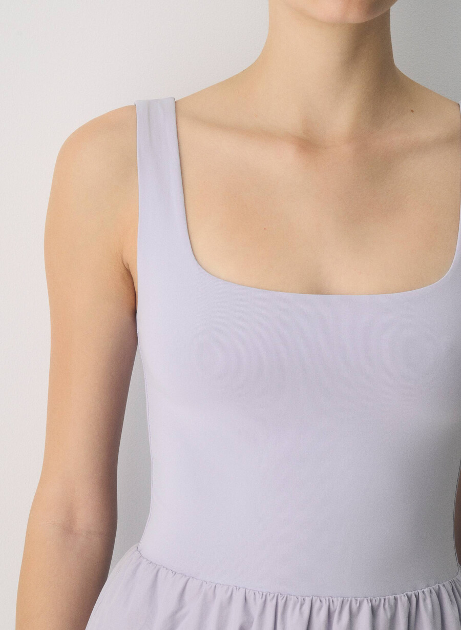 rochie revive poplin wildflore lilac