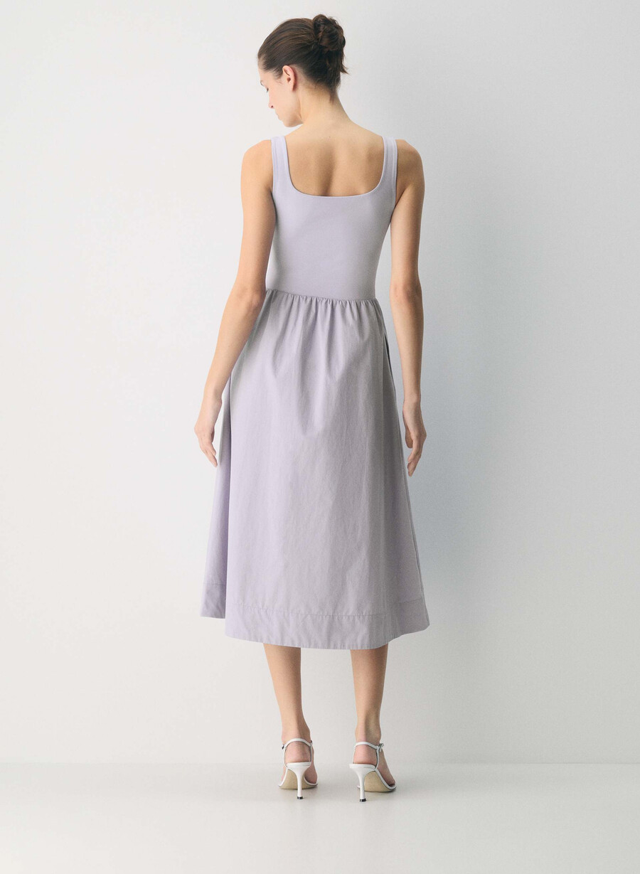 rochie revive poplin wildflore lilac