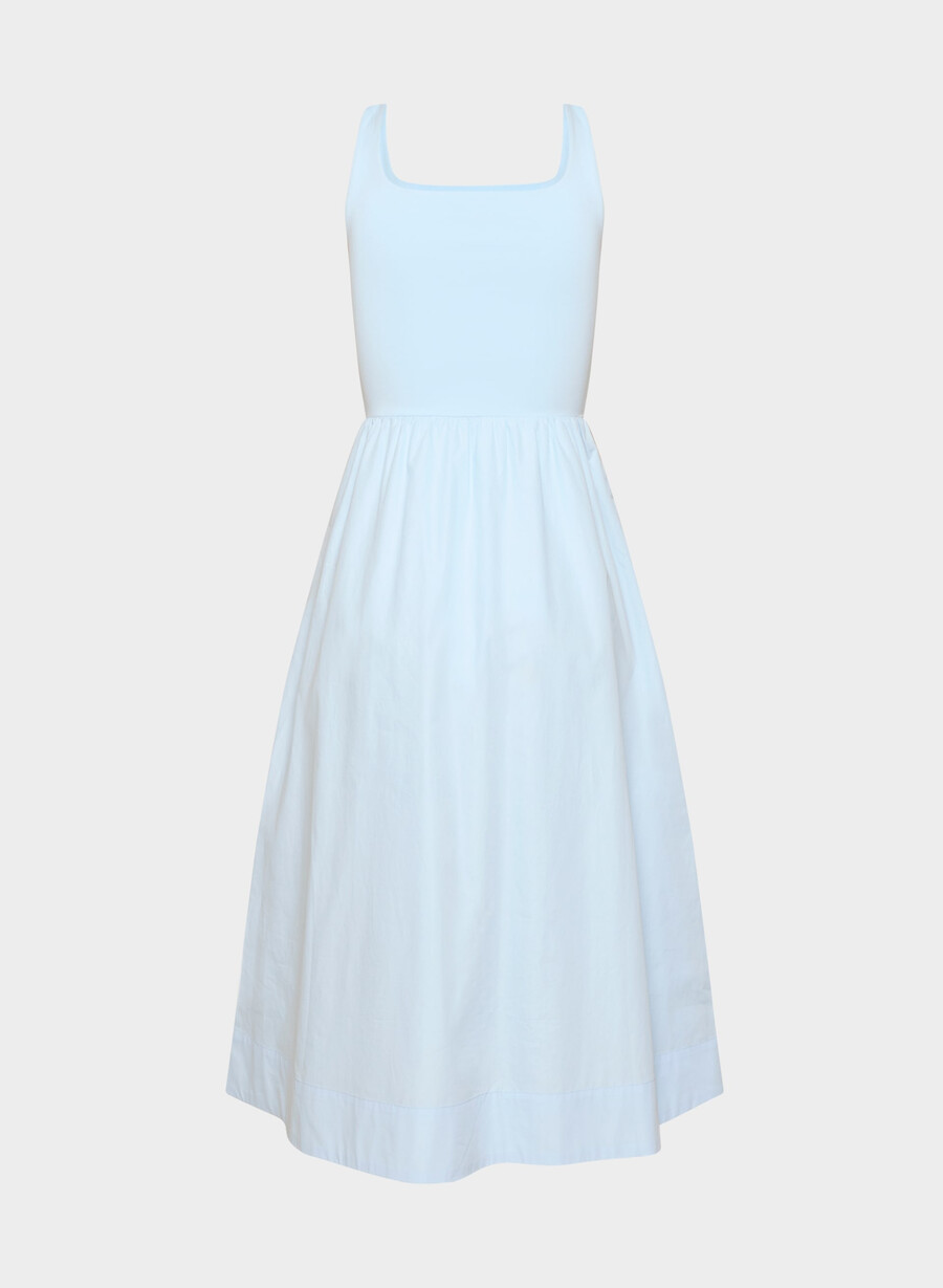 rochie revive poplin villa blue