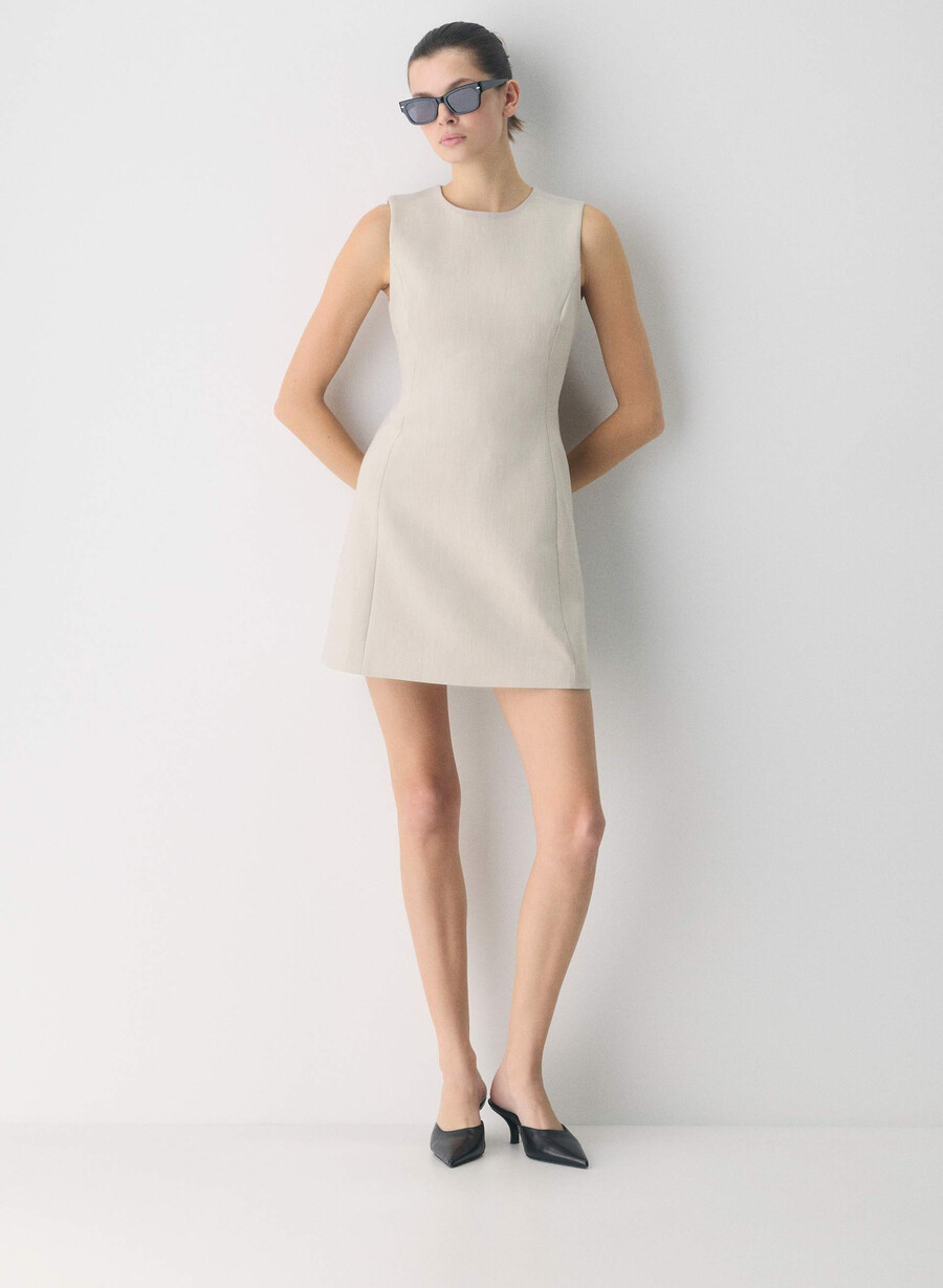 rochie opportunity - ressential heather matte pearl