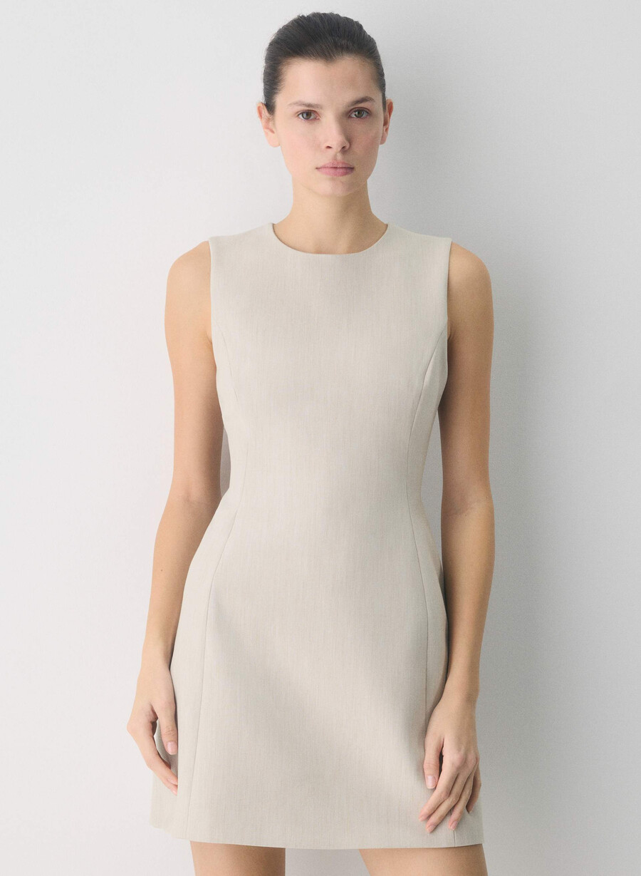 rochie opportunity - ressential heather matte pearl