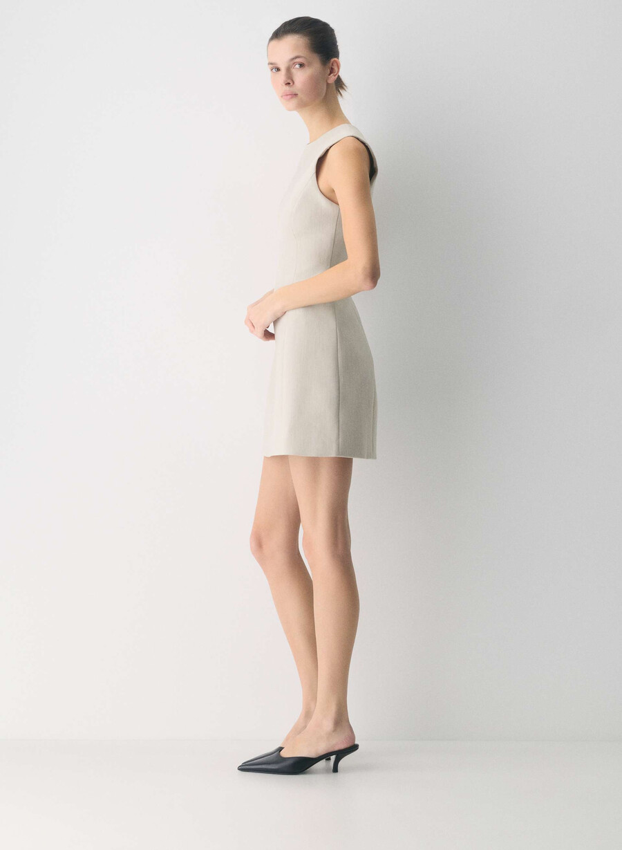 rochie opportunity - ressential heather matte pearl