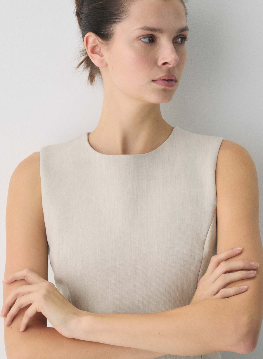 rochie opportunity - ressential heather matte pearl