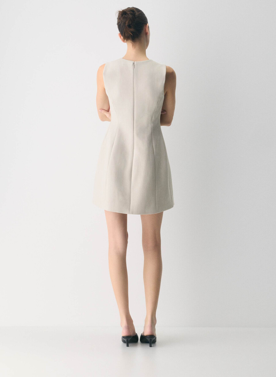 rochie opportunity - ressential heather matte pearl