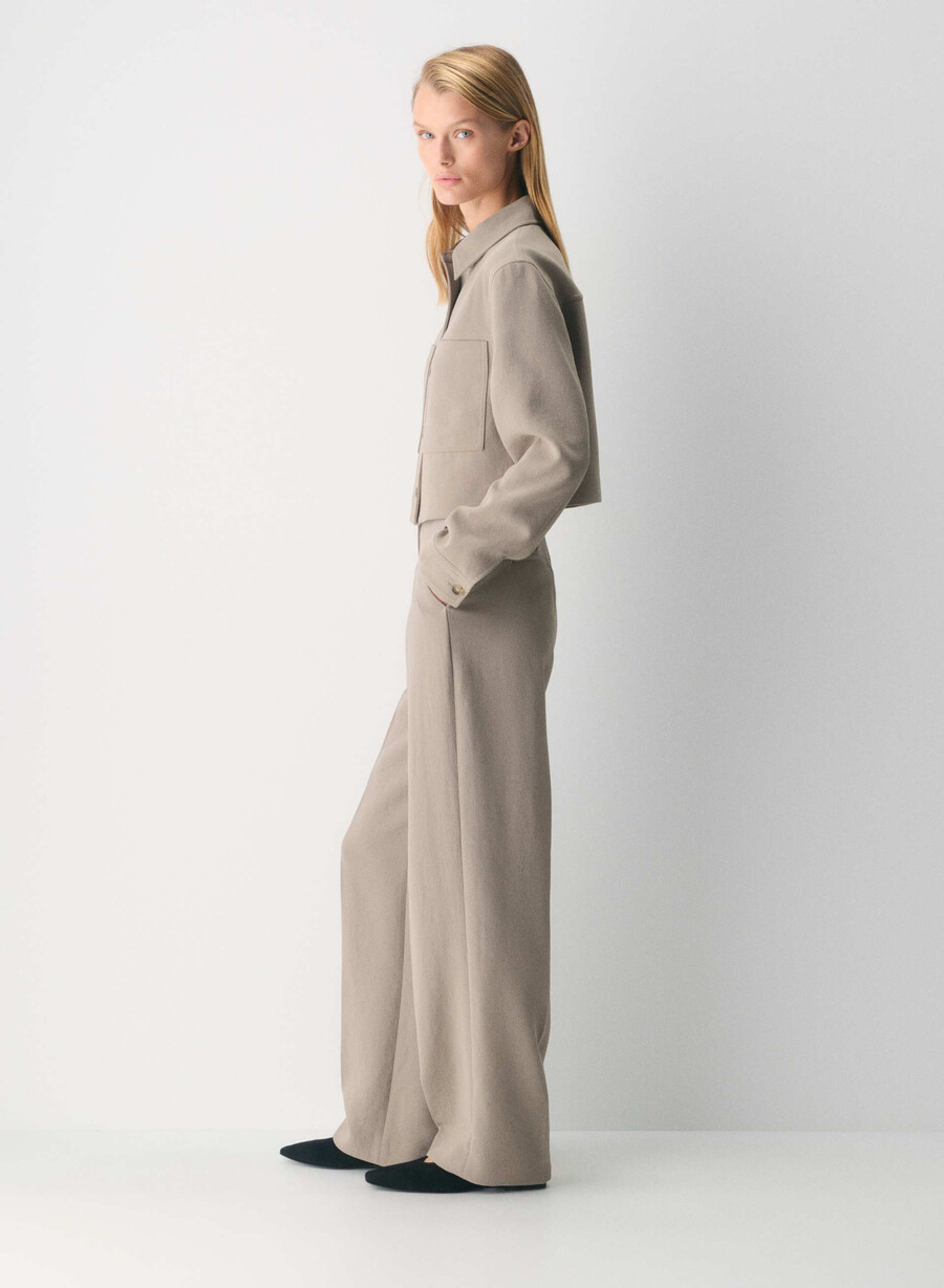 pantalonii limitless - crepette nomad taupe