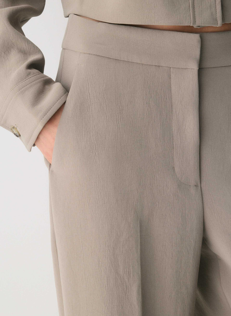 pantalonii limitless - crepette nomad taupe