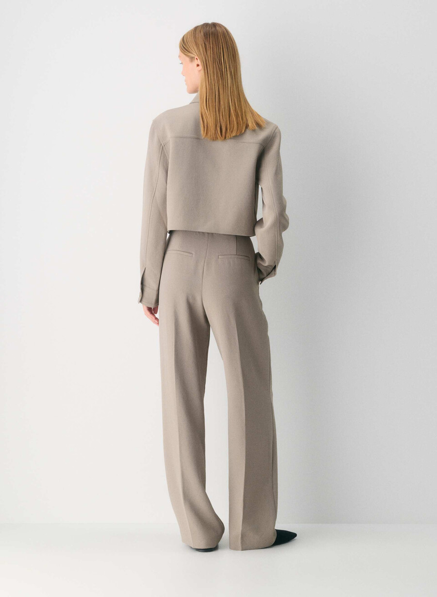pantalonii limitless - crepette nomad taupe