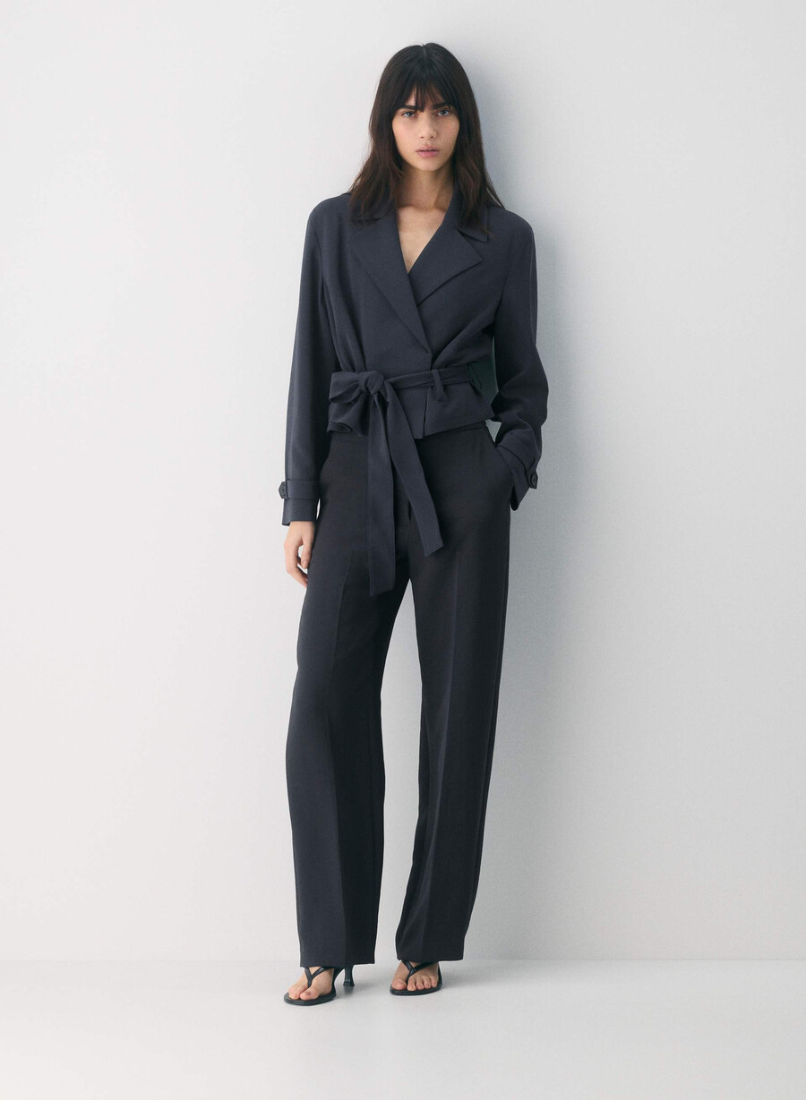 pantalonii limitless - crepette bleumarin Închis