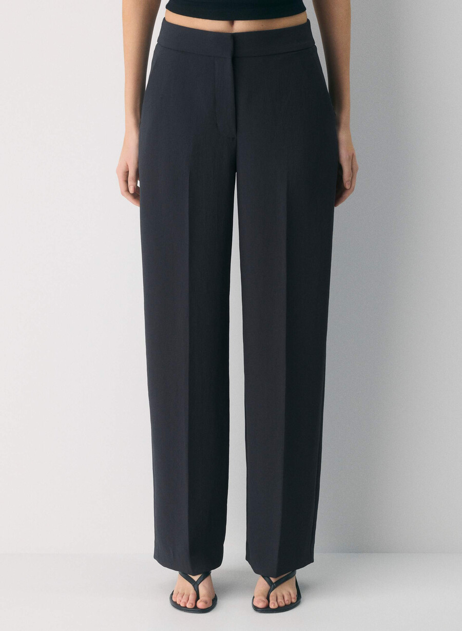 pantalonii limitless - crepette bleumarin Închis