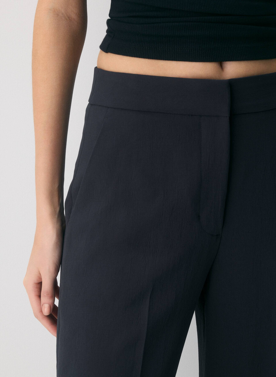 pantalonii limitless - crepette bleumarin Închis