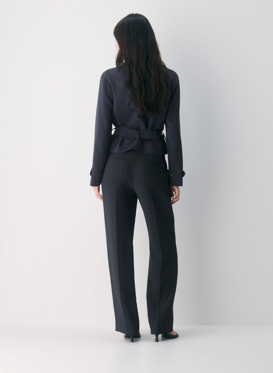pantalonii limitless - crepette bleumarin Închis