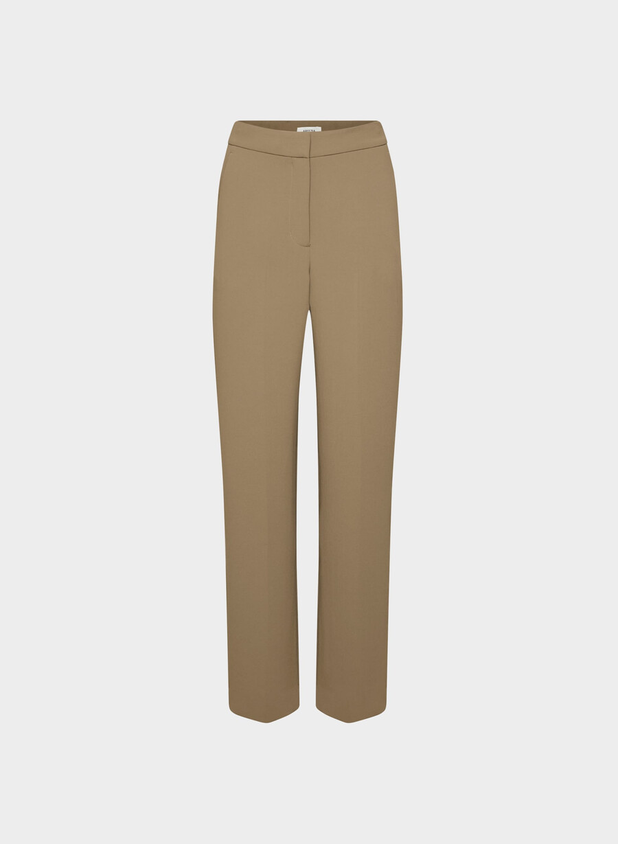 pantalonii limitless - crepette folio maro