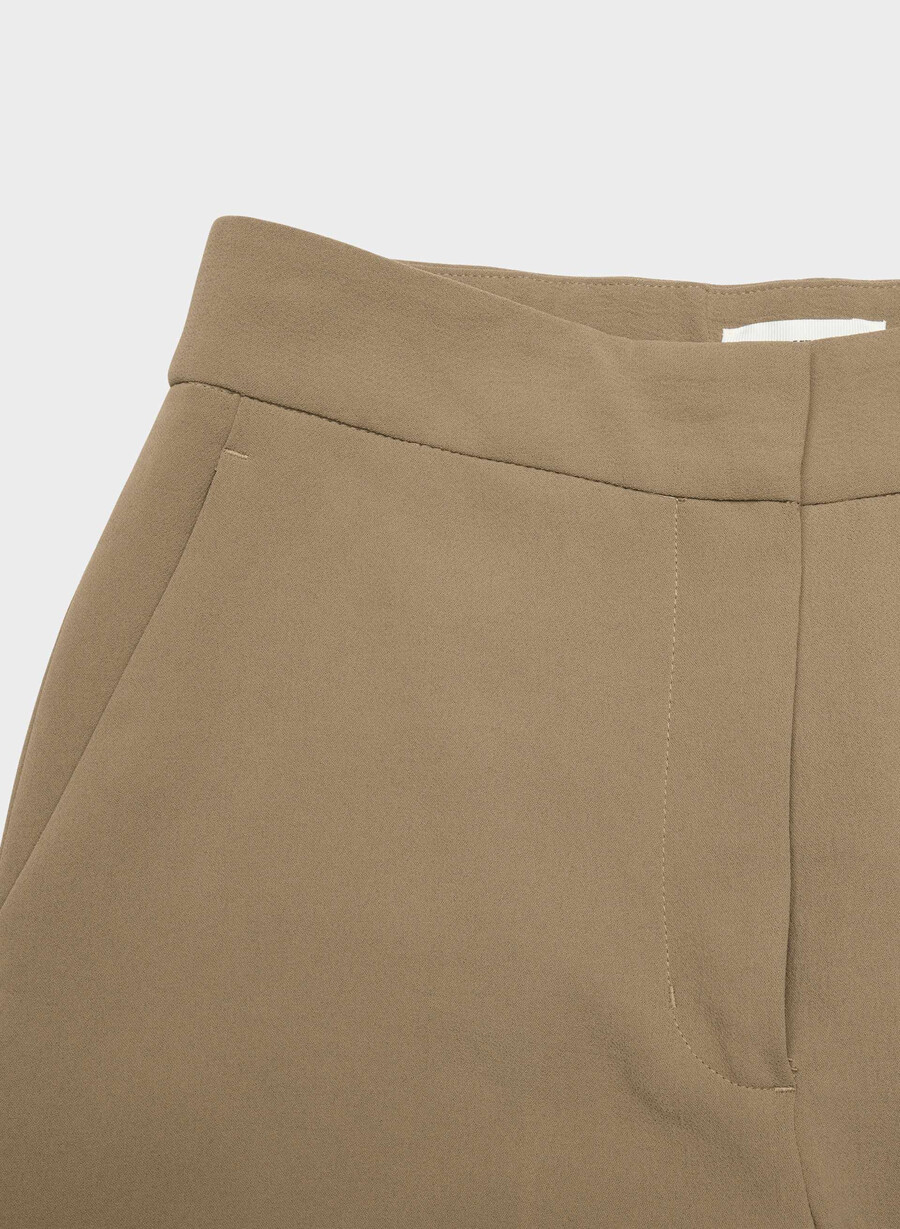 pantalonii limitless - crepette folio maro