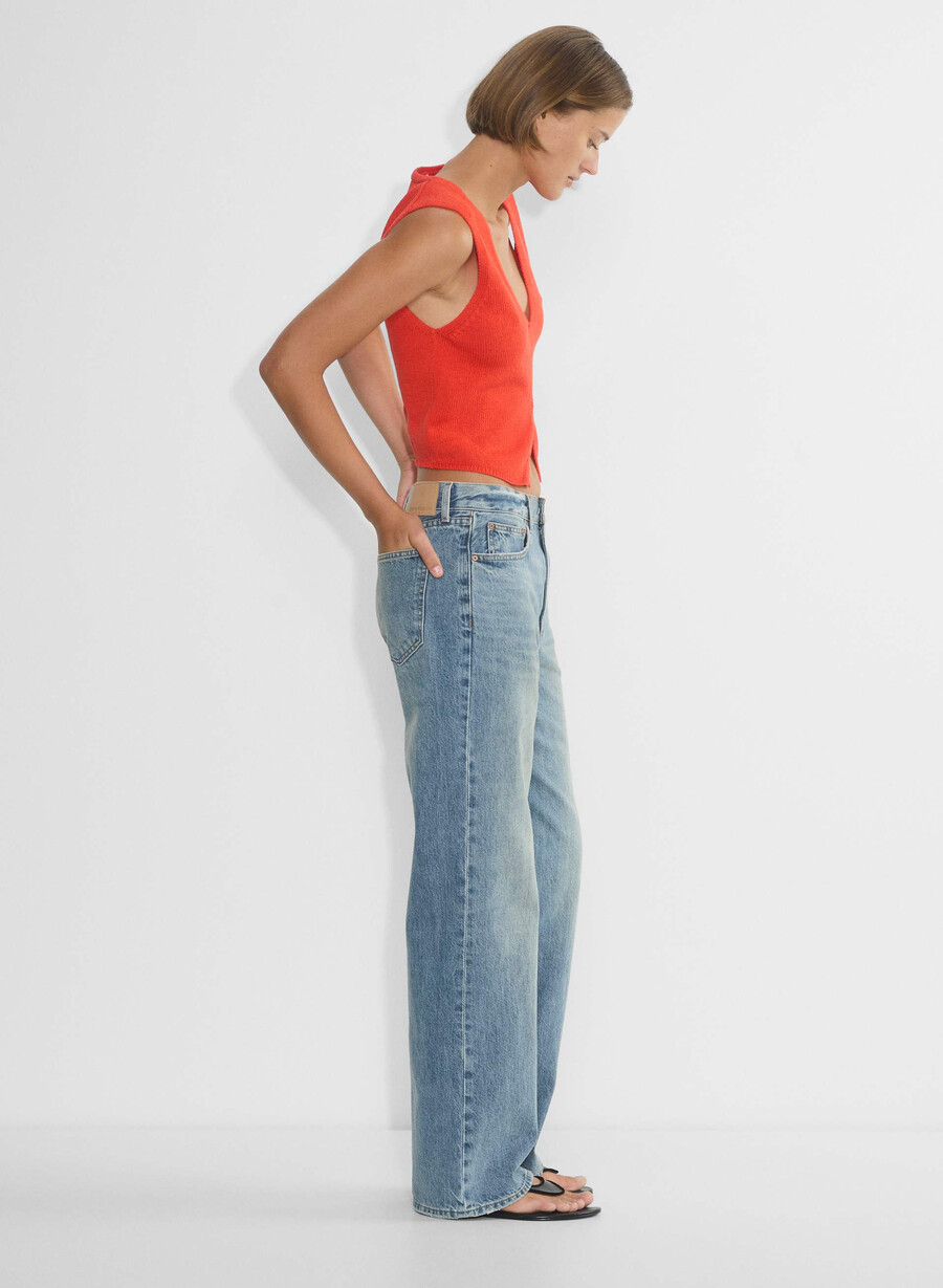 vestă bască poppy red