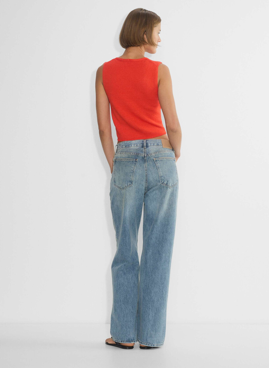 vestă bască poppy red