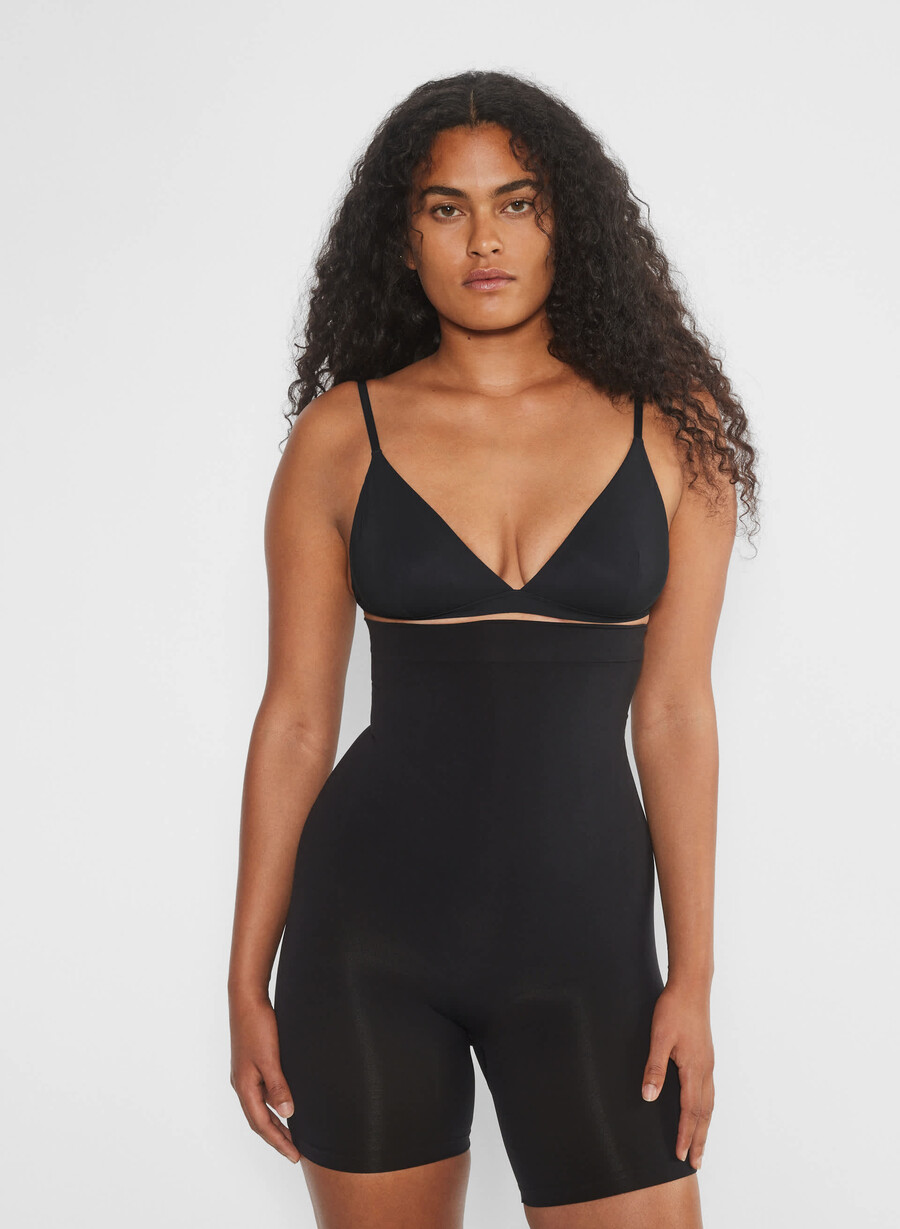 shapeenhance short fără cusături negru