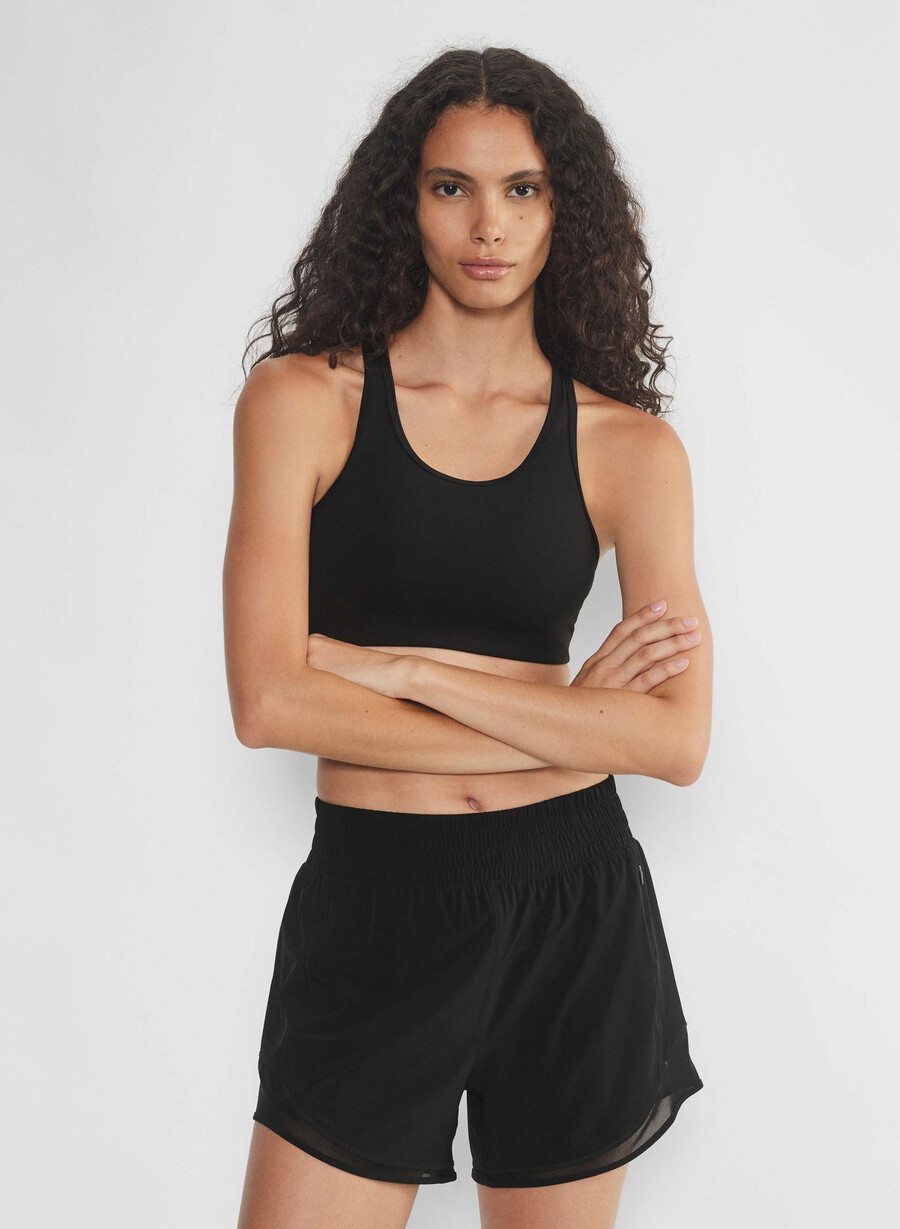pantaloni scurți movetech legacy hi-rise 4 negri