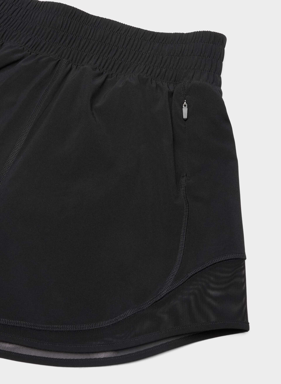 pantaloni scurți movetech legacy hi-rise 4 negri