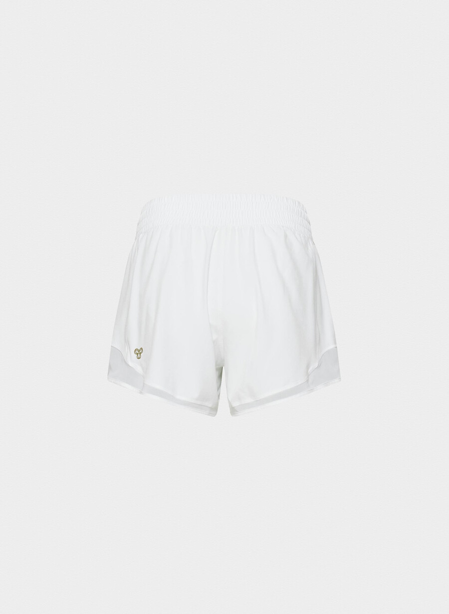 pantaloni scurți movetech legacy hi-rise 4 albi