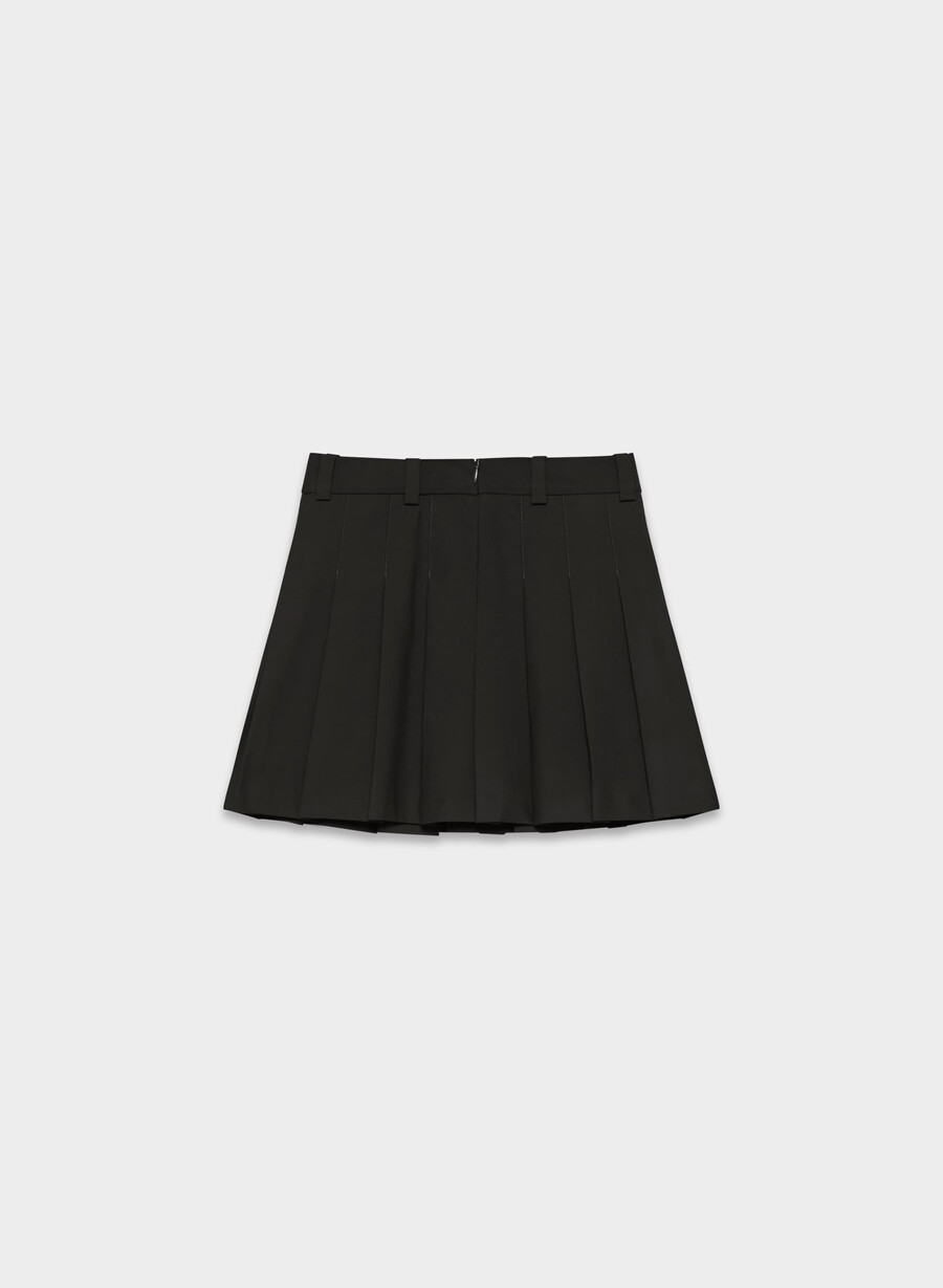 fustă micro olivă negră