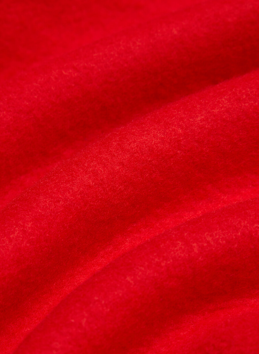hanorac confortabil din fleece perfect roșu intermitent