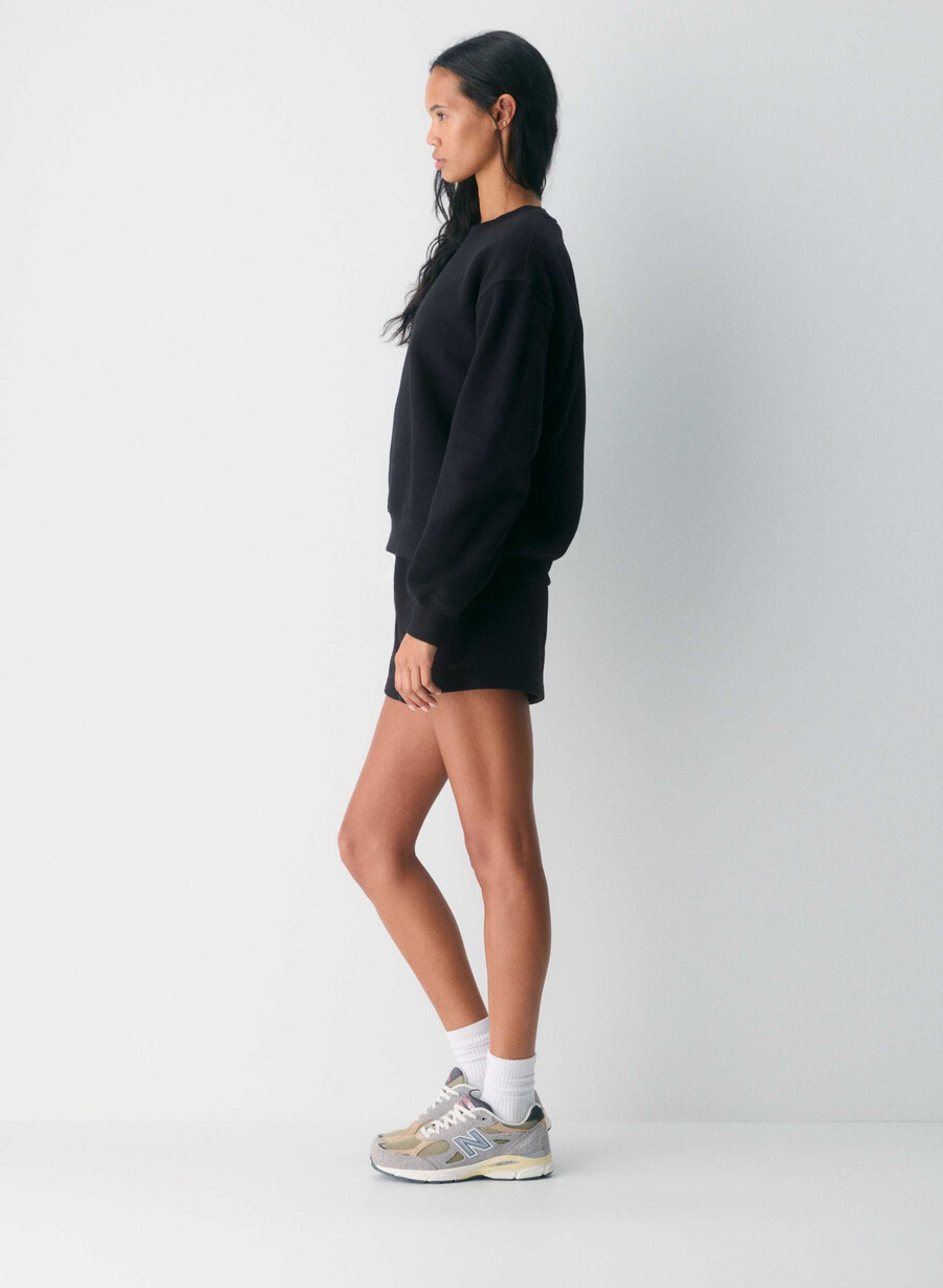 hanorac cozy sweatfleece perfect crew negru