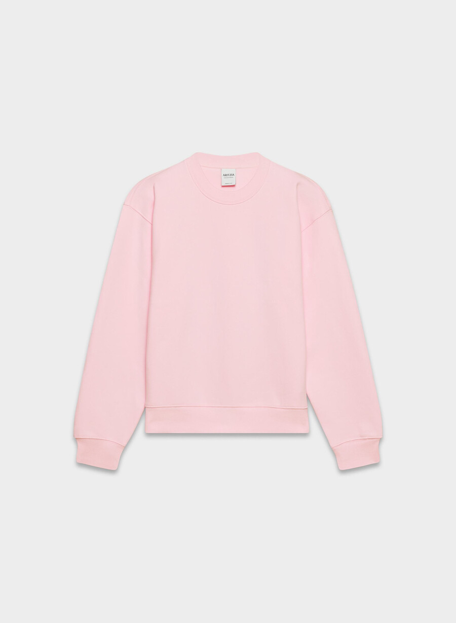 hanorac confortabil din fleece perfect crew villa pink