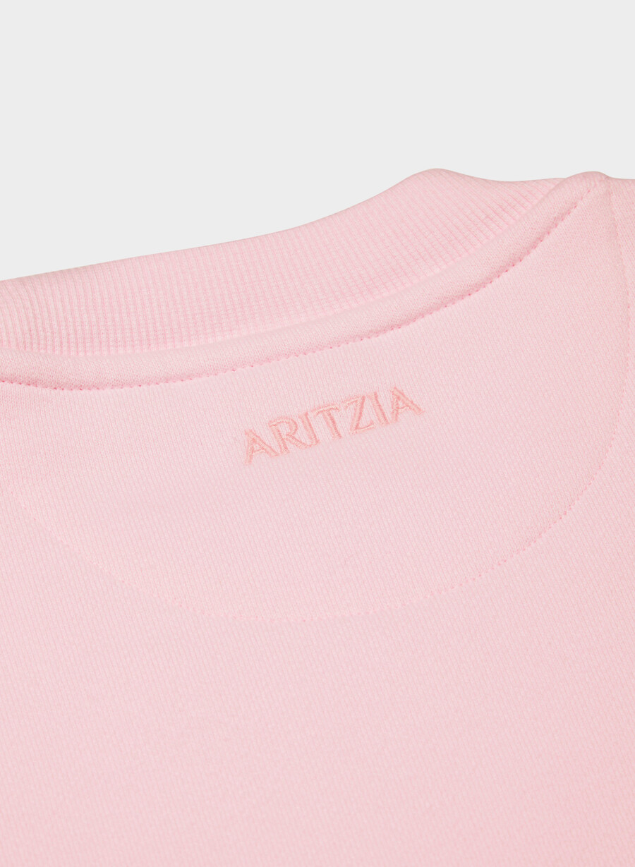 hanorac confortabil din fleece perfect crew villa pink