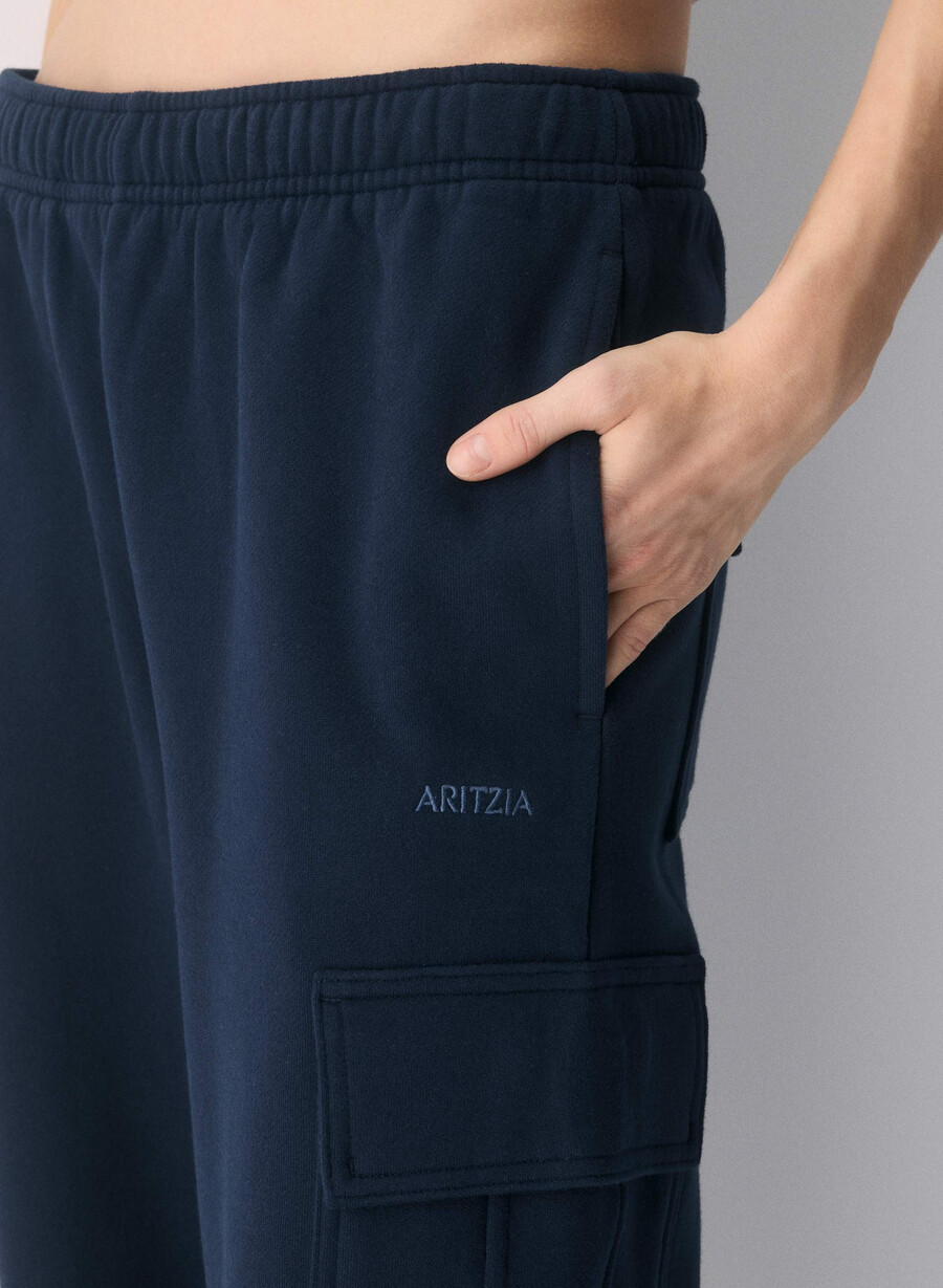 pantaloni de trening confortabili din fleece mega cargo admiral