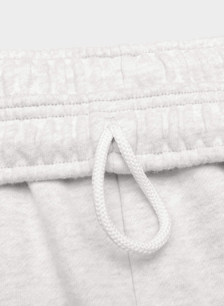 pantaloni scurți confortabili de trening mega jogger heather cloud white