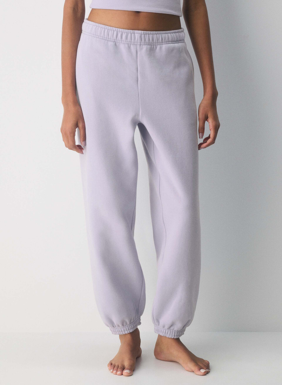 bluză de trening cozy sweatfleece mega jogger wildflore lilac