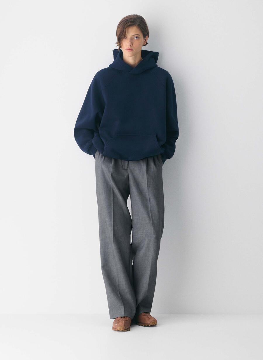 hanorac confortabil din fleece mega raglan admiral