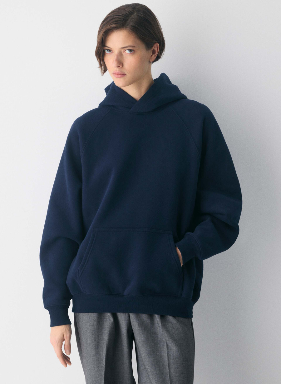 hanorac confortabil din fleece mega raglan admiral